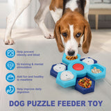 Puzzle Slow-Eating Enrichment Bowl (4-Layer)